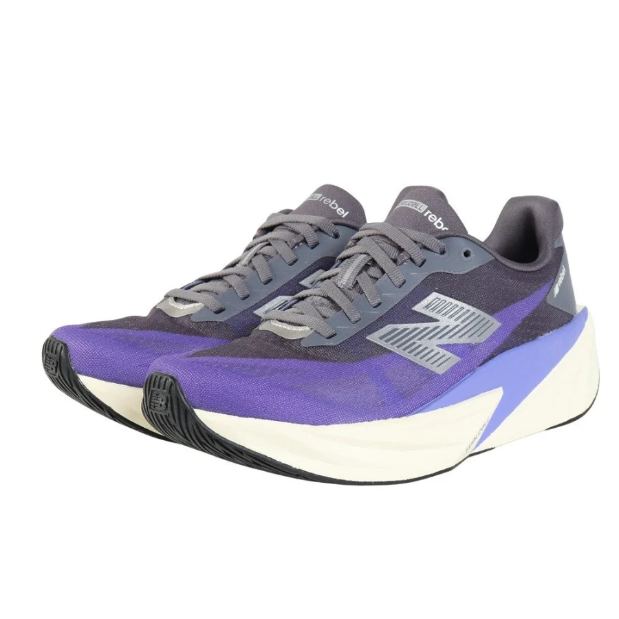 Giày chạy bộ nam new balance FuelCell Rebel v5 Tím (MFCX4KUD)