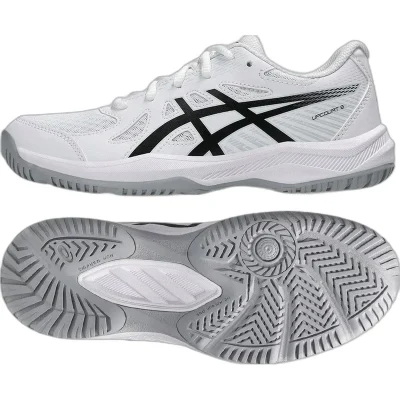 Giày bóng chuyền nữ Asics Junior Upcourt 6 White (1074A045-101)