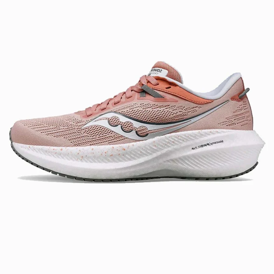 Giày chạy bộ nữ Saucony Triumph 21 Hồng cam (S10881-130)