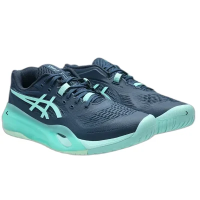 Giày pickleball nam Asics GEL-RESOLUTION X Night Sky/Illuminate Mint (1041A481-404)