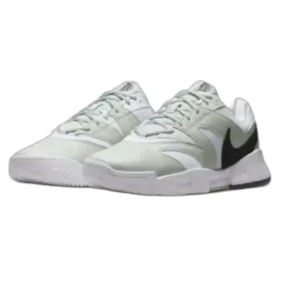Giày pickleball nam Nike Court Lite 4 Light Silver Steam Black (FD6574-110)