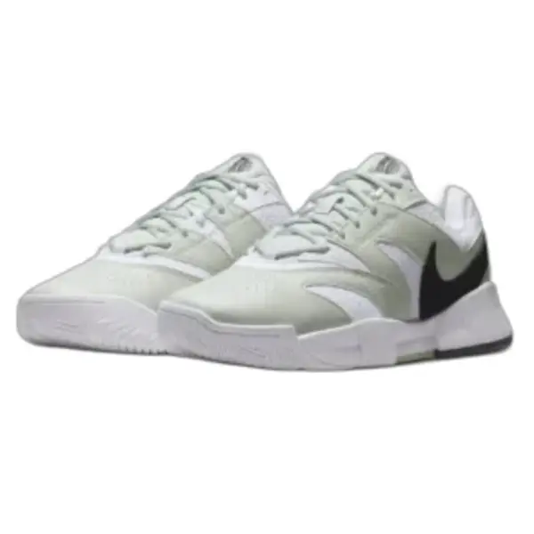 Giày pickleball nam Nike Court Lite 4 Light Silver Steam Black (FD6574-110)