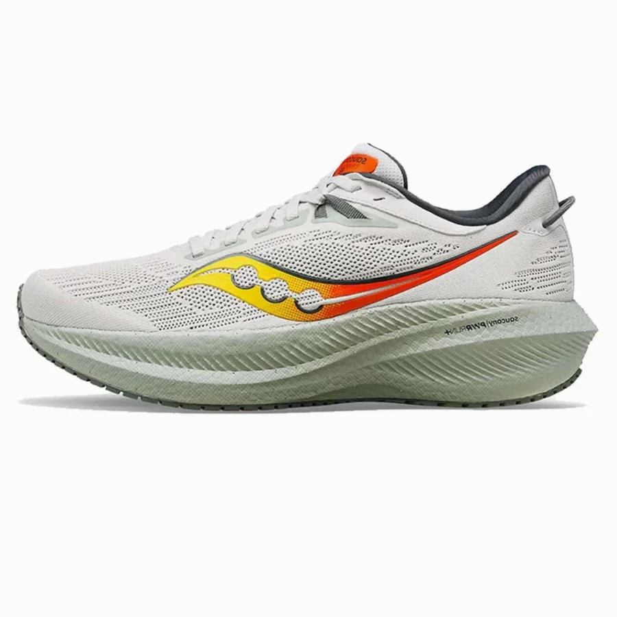 Giày chạy bộ nam Saucony Triumph 21 Trắng xám (S20881-111)