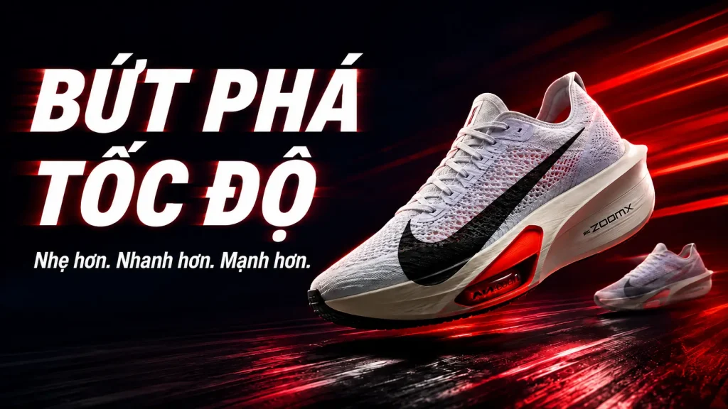Bứt phá tốc độ cùng sneaker chạy bộ mới nhất