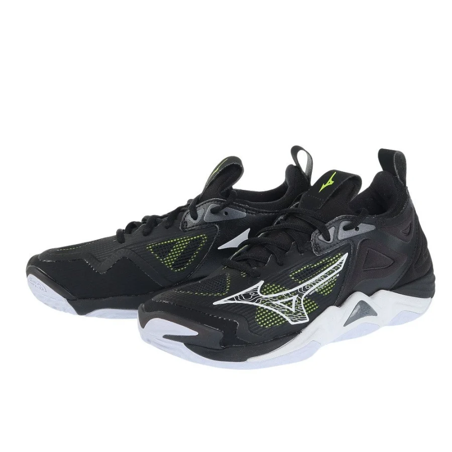 Giày bóng chuyền MIZUNO Wave Momentum 3 Đen (V1GA231252)