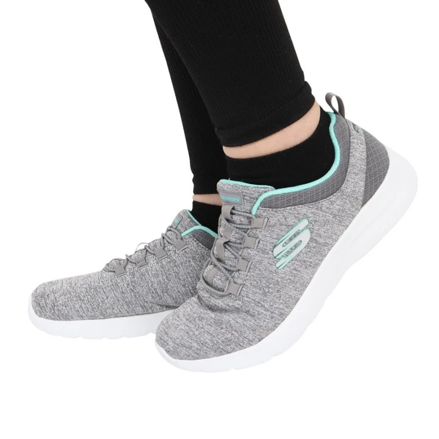 Giày sneaker nữ SKECHERS Dynamight 2.0 In a Flash Xám (12965W-GYMN)