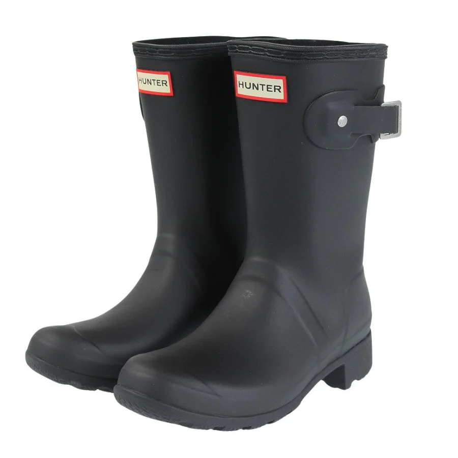 Giày đi mưa nữ Hunter Original Tour Short Đen (WFS2205RMA)