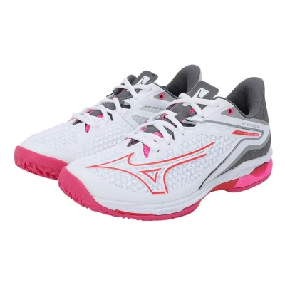 Giày tennis nữ MIZUNO WAVE EXCEED TOUR 6 OC Trắng Hồng Đỏ (61GB247358)