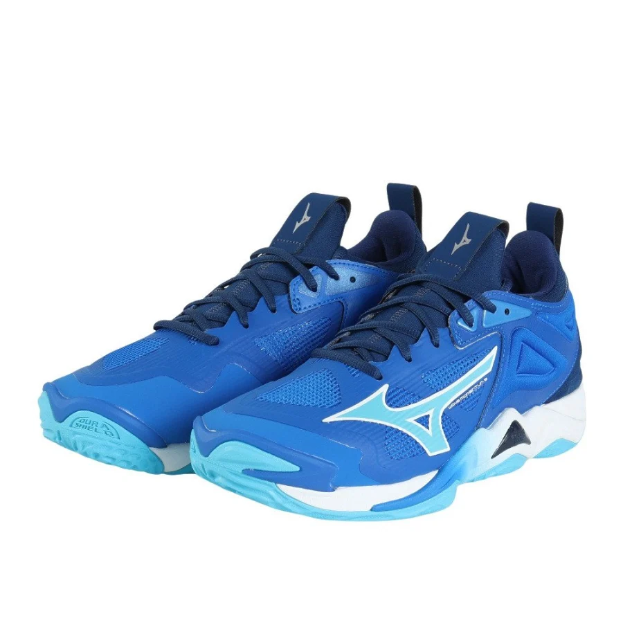 Giày bóng chuyền MIZUNO WAVE MOMENTUM 3 Xanh Dương (V1GA231201)
