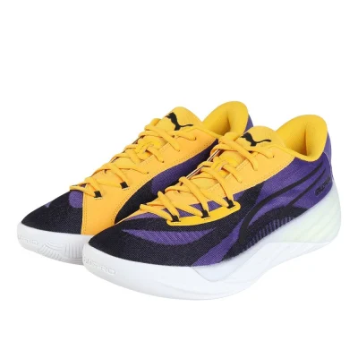 Giày bóng rổ nam PUMA ALL-PRO NITRO Tím Vàng (31039205)