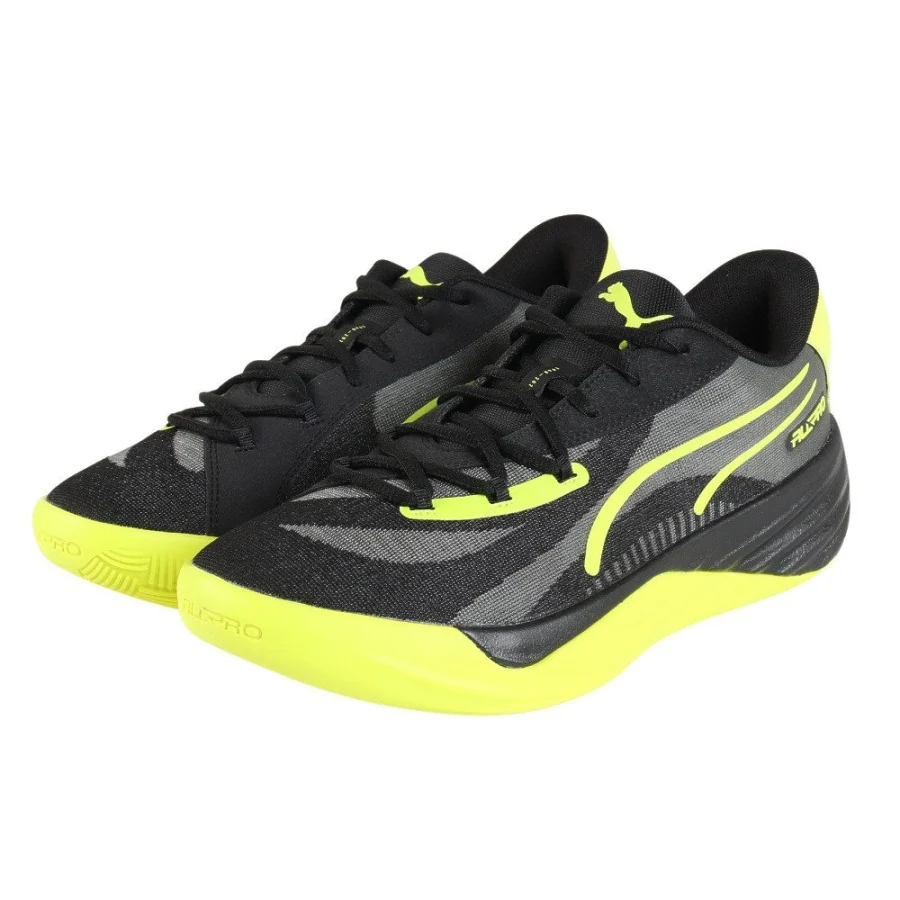 Giày bóng rổ nam PUMA ALL-PRO NITRO Đen-Xanh Lá (37907912)