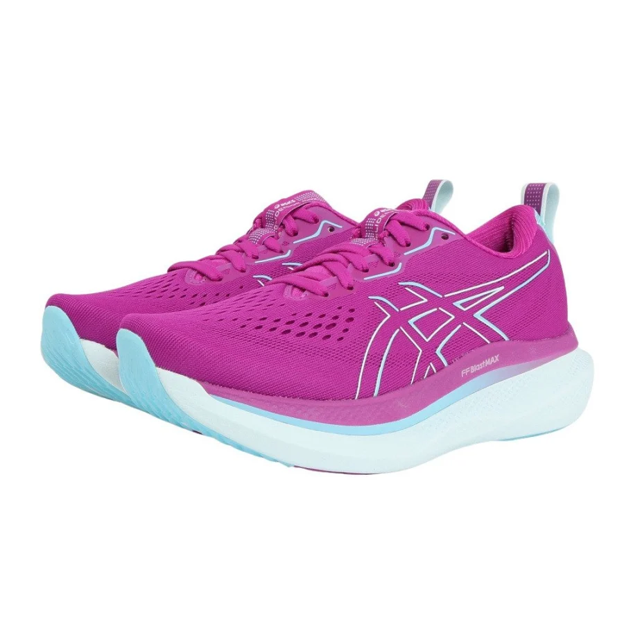 Giày chạy bộ nữ ASICS GLIDERIDE MAX Hồng Xanh (1012B691.500)