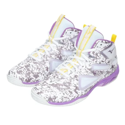 Giày sneaker MIZUNO Wave Diverge LG4 Trắng Tím Vàng (K1GF247551)