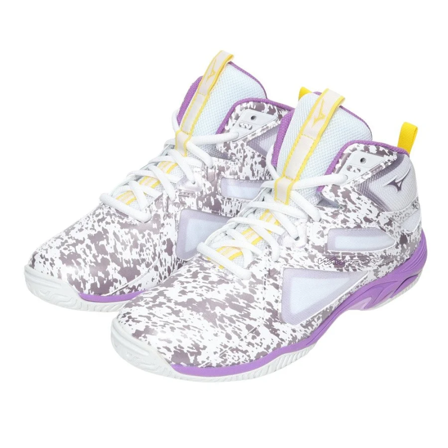 Giày sneaker MIZUNO Wave Diverge LG4 Trắng Tím Vàng (K1GF247551)