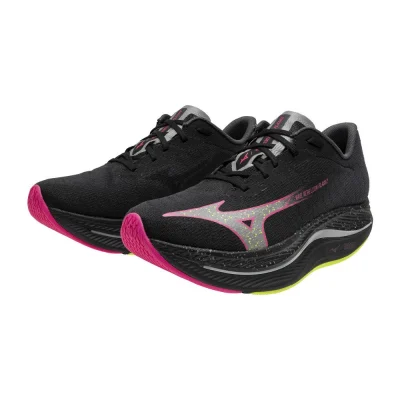 Giày chạy bộ MIZUNO WAVE REBELLION FLASH 2 Đen Hồng Vàng (J1GC243652)