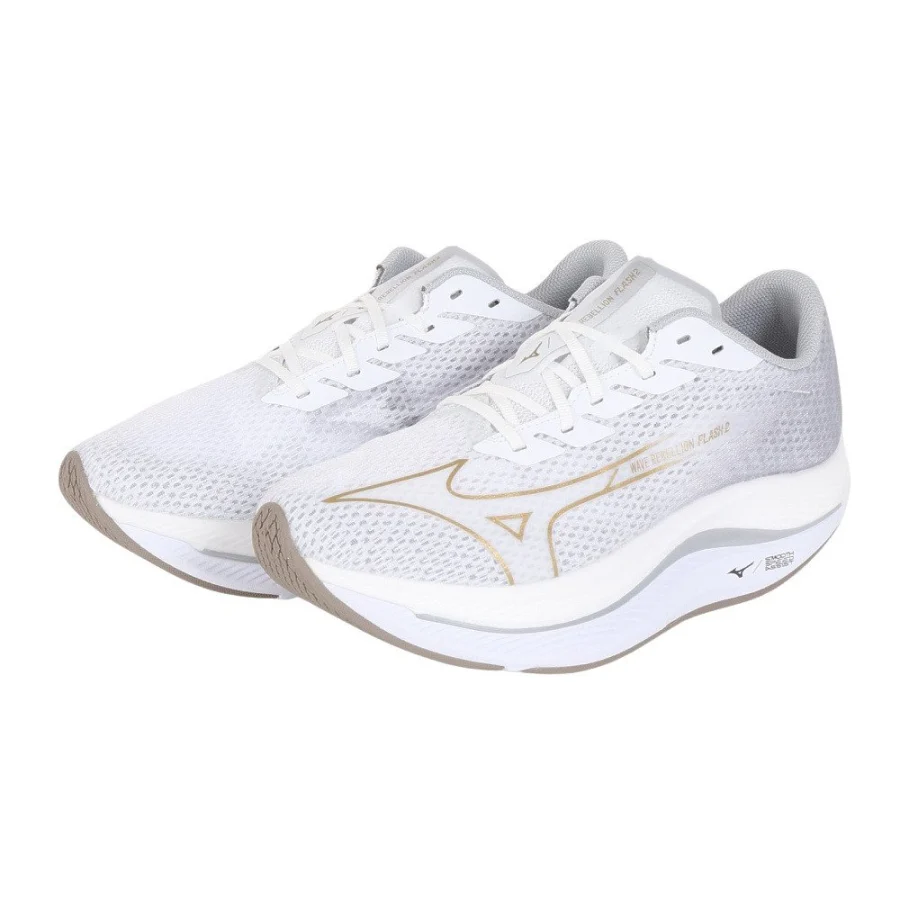 Giày chạy bộ nam MIZUNO Wave Rebellion Flash2 Trắng (J1GC243753)