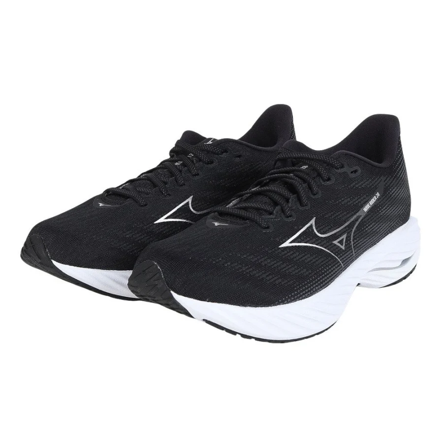 Giày chạy bộ nam MIZUNO WAVE RIDER28 Đen (J1GC240302)