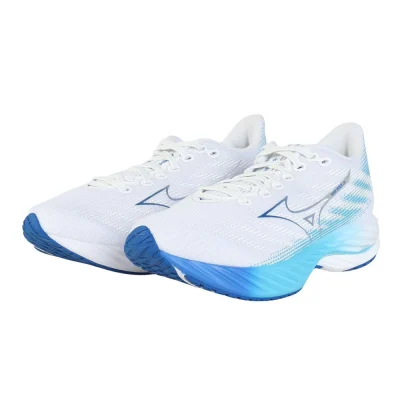 Giày chạy bộ nữ MIZUNO WAVE RIDER28 Trắng/Xanh Blue (J1GD240321)