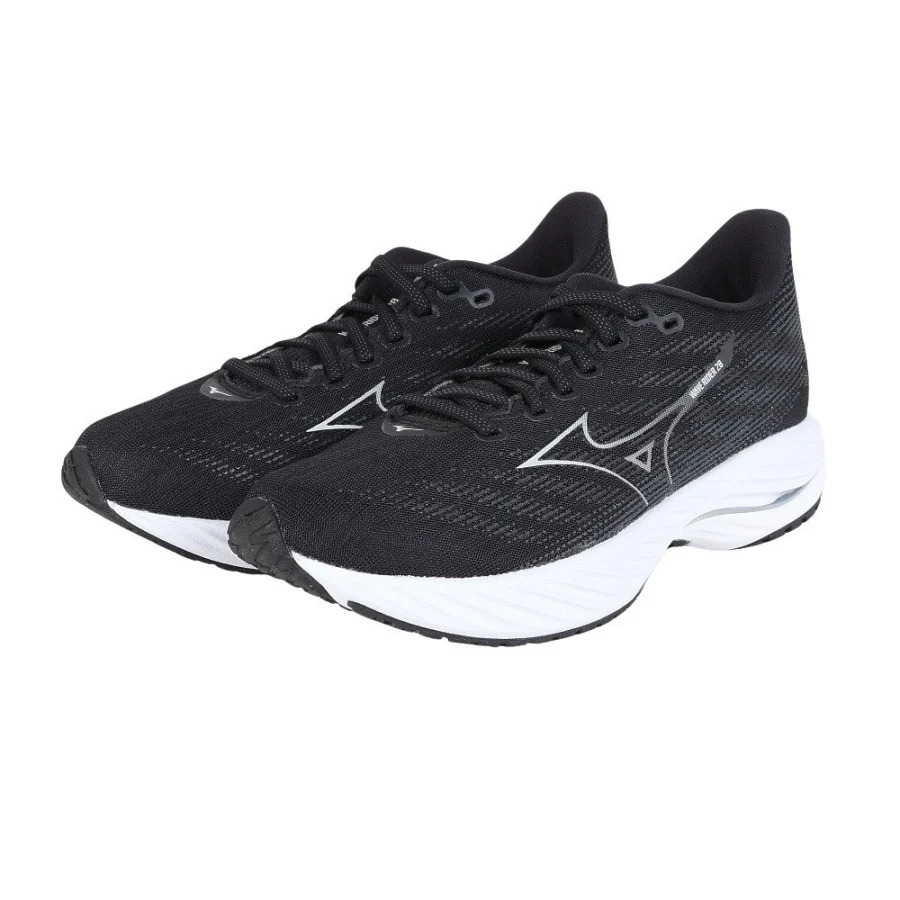 Giày chạy bộ nữ MIZUNO WAVE RIDER28 Đen (J1GD240322)