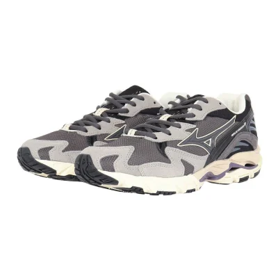 Giày sneaker MIZUNO WAVE RIDER 10 Xám Đen Vàng (D1GA2464)