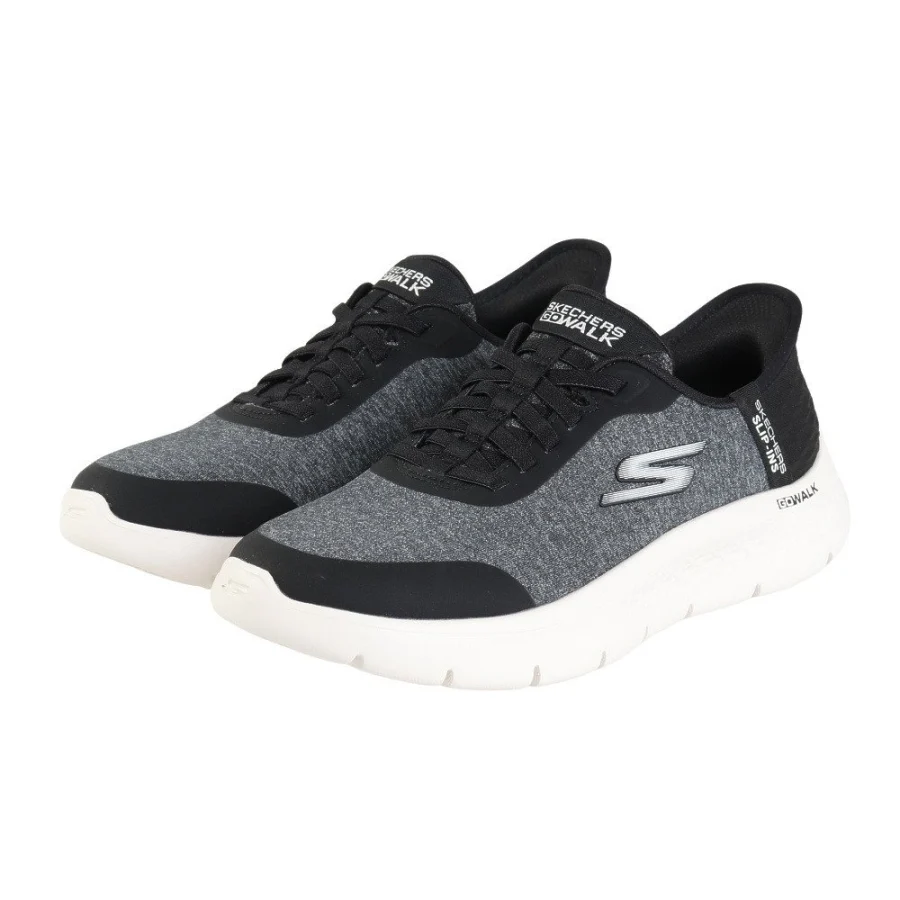 Giày sneaker nữ SKECHERS Go Walk Flex Đen (124835W-BKW)