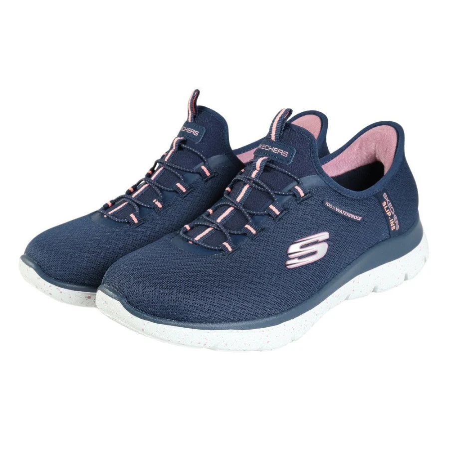 Giày sneaker nữ SKECHERS Slip-Ins Xanh Navy (150199W-NVCL)