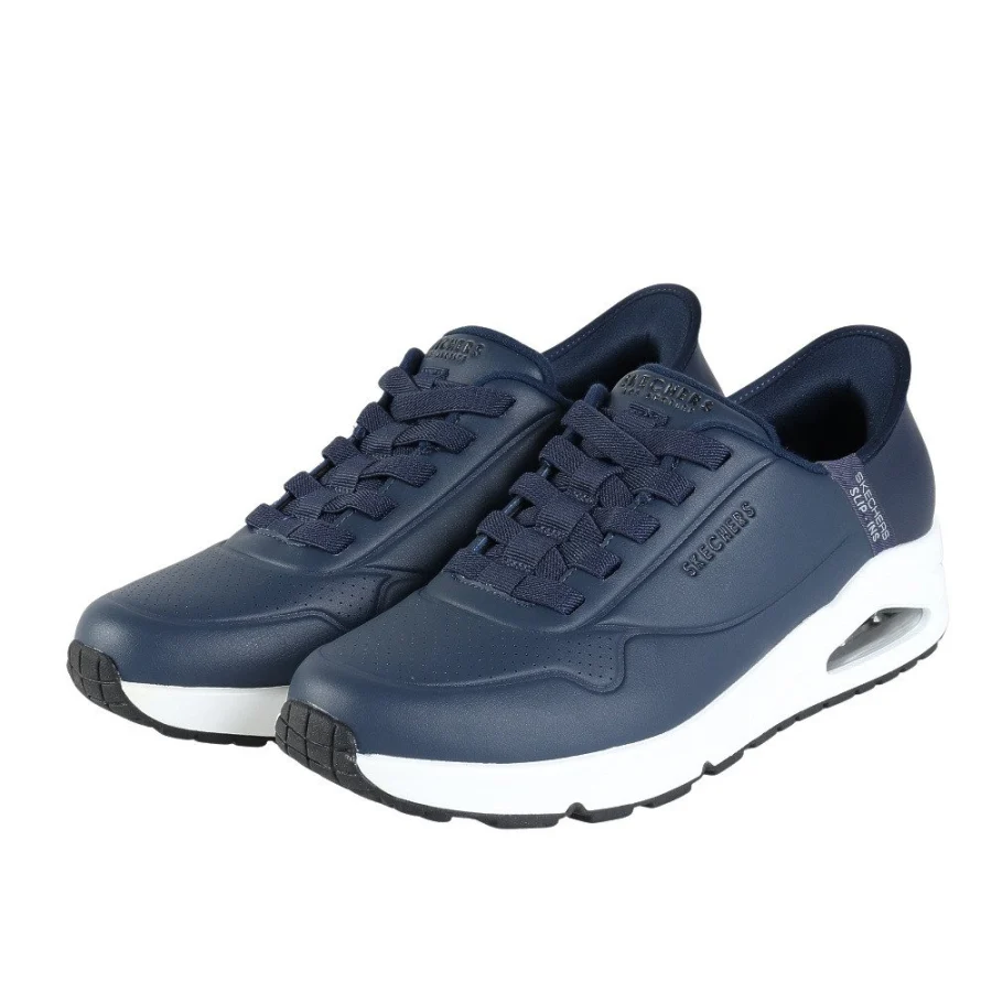 Giày sneaker nam SKECHERS Uno Easy Air Xanh Navy (183005-NVY)