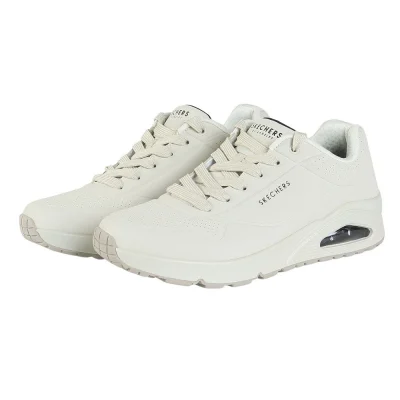 Giày sneaker nam SKECHERS Uno Stand On Air Trắng (52458-OFWT)