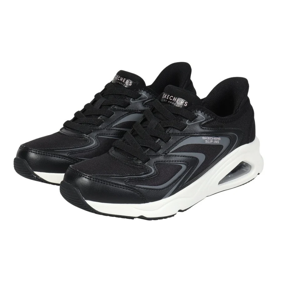 Giày sneaker nữ SKECHERS SI-TRES-AIR UNO-EZGL Đen (177408-BLK)