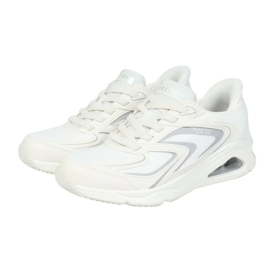 Giày sneaker nữ SKECHERS SI-TRES-AIR UNO-EZGL Trắng (177408-WHT)
