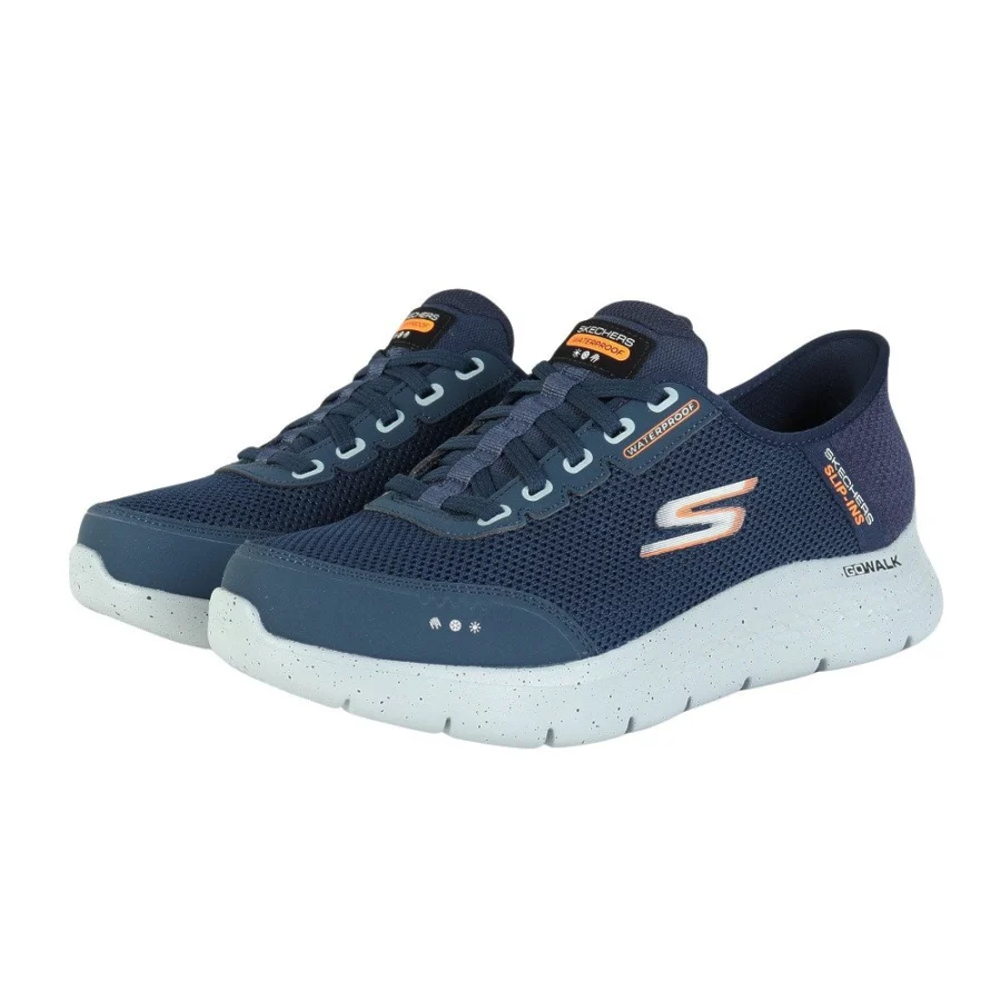 Giày sneaker nam SKECHERS SI-GO WALK FLEX-Đen (216330WW-NVY)