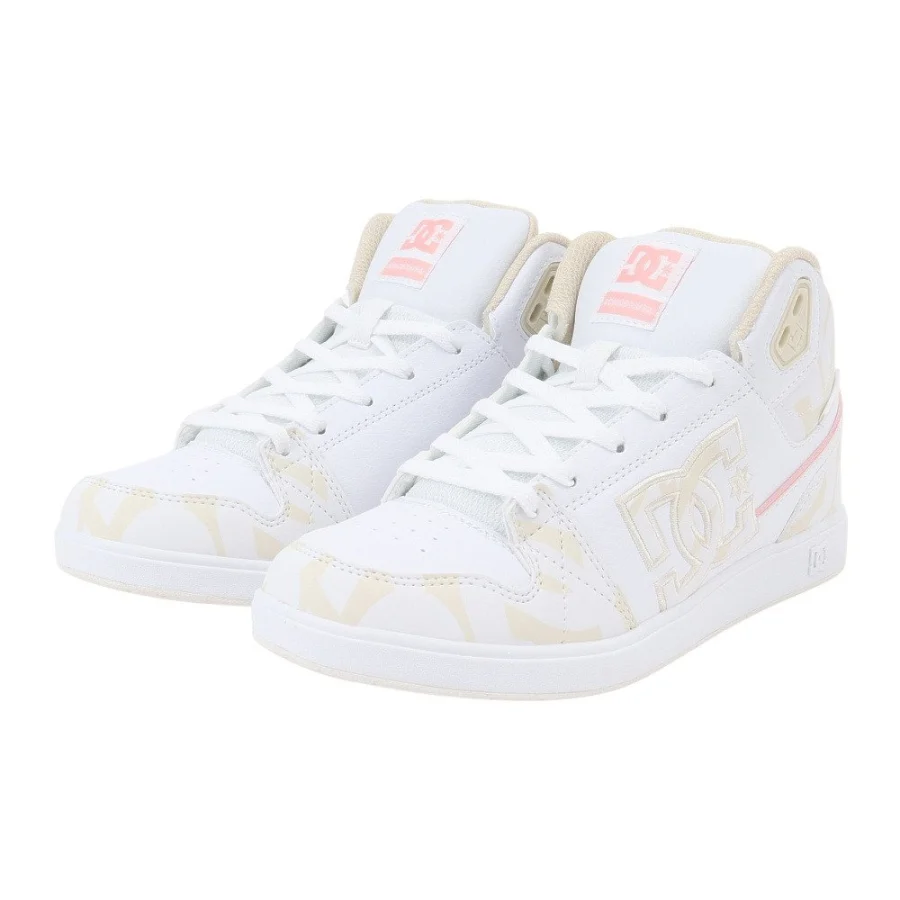 Giày sneaker nữ DC SHOES UNIVERSITY MID SE Trắng/Xám (24FWDW244007WGY)