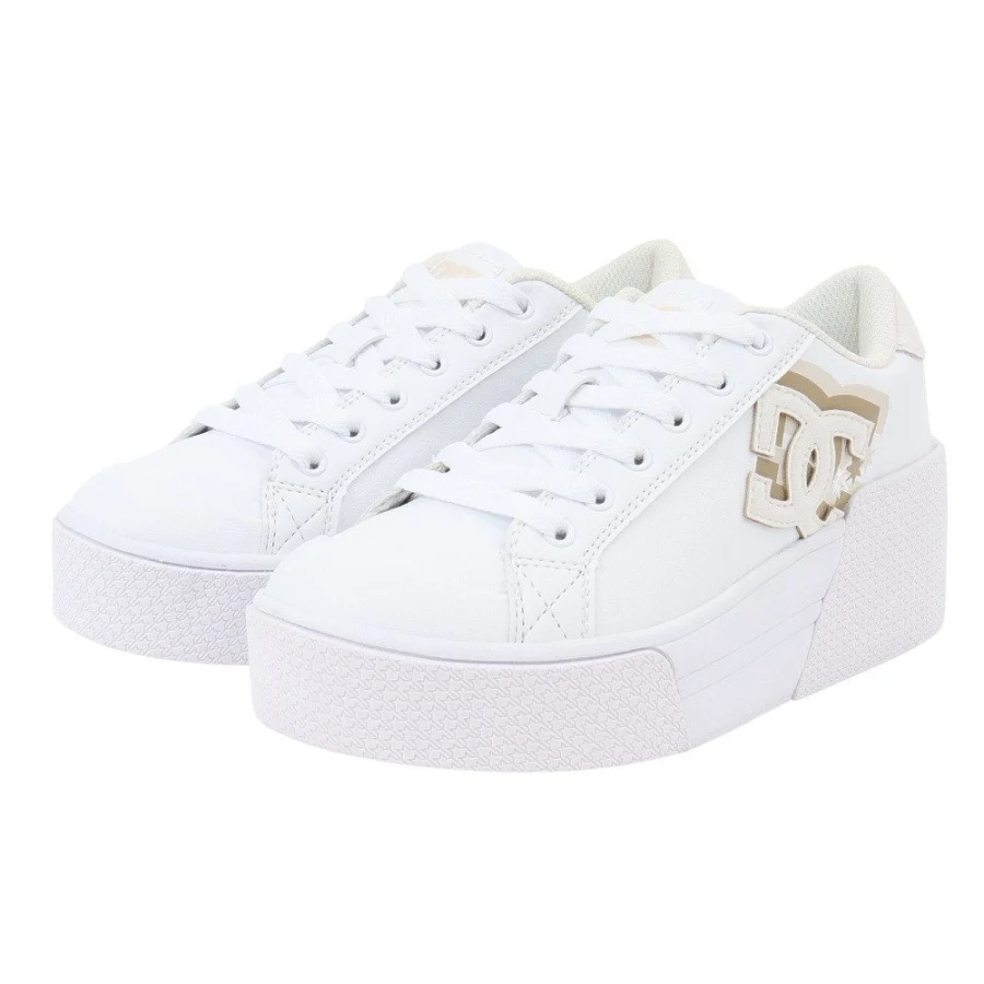 Giày sneaker nữ DC SHOES CHELSEA LITE WEDGE Trắng (OF1)
