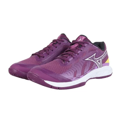 Giày sneaker MIZUNO Wave Fang EL2 Tím-Trắng-Vàng (71GA242303)