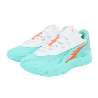 Giày bóng rổ PUMA SCOOT ZEROS II SHIFT Xanh Aquatic-Đỏ Poppy (31139801)