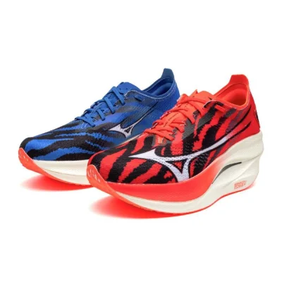 Giày chạy bộ nam MIZUNO Wave Rebellion Pro 3 Đỏ Xanh (U1GD253303)