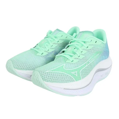 Giày chạy bộ nữ MIZUNO Wave Rebellion Flash 2 Xanh Mint (J1GD243591)