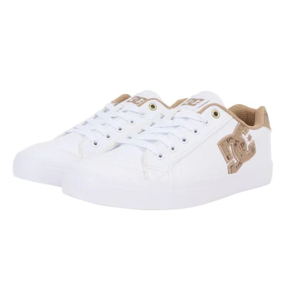 Giày sneaker nữ DC SHOES CHELSEA PLUS SE Trắng/Be (WBG)