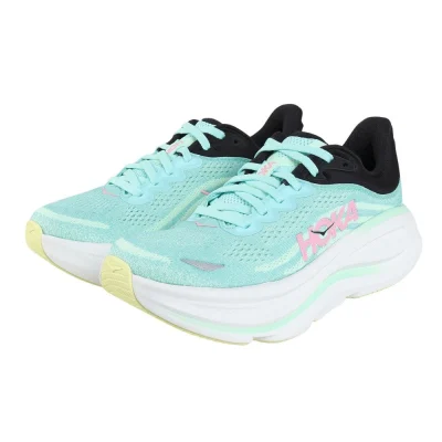 Giày chạy bộ nữ HOKA Bondi 9 Trắng (1162012-BTF)