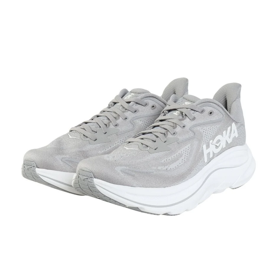 Giày chạy bộ nam HOKA Clifton 10 Xám (1162030-STLLR)