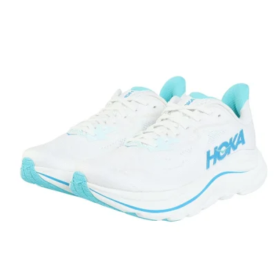 Giày chạy bộ nam HOKA Clifton 10 Trắng (1162030-WKY)