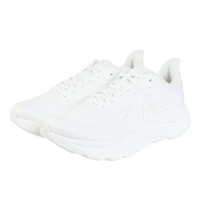 Giày chạy bộ nam HOKA Clifton 10 Trắng (1162030-WWH)