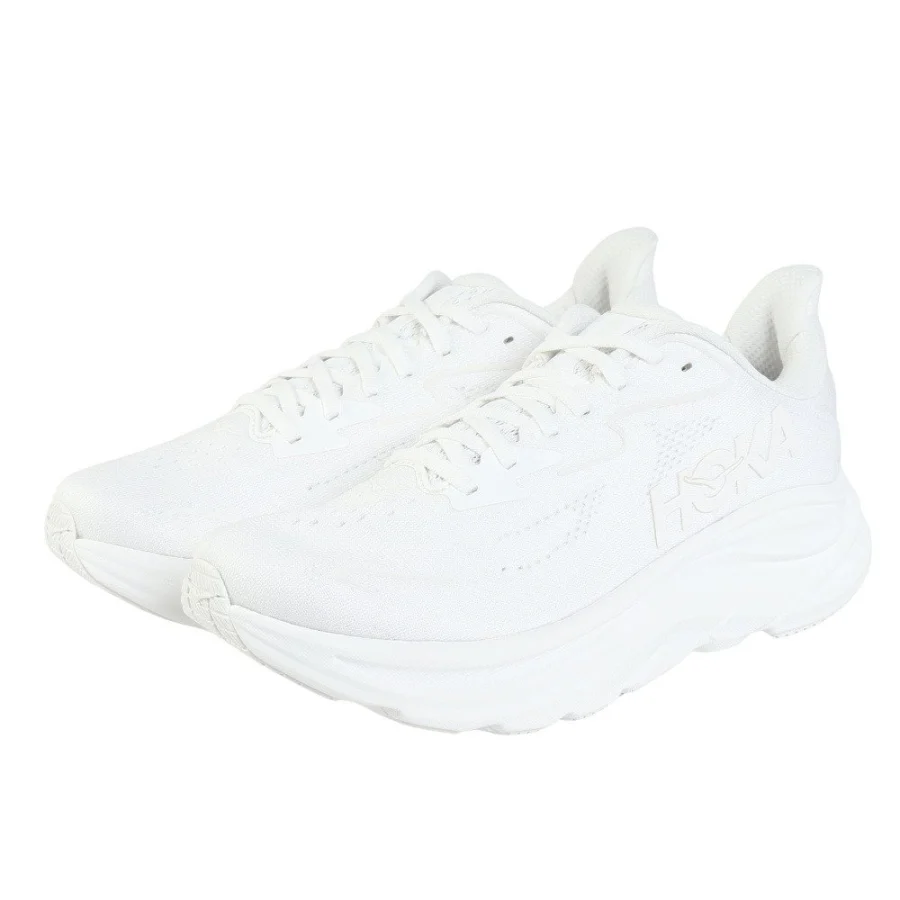 Giày chạy bộ nam HOKA Clifton 10 Trắng (1162030-WWH)