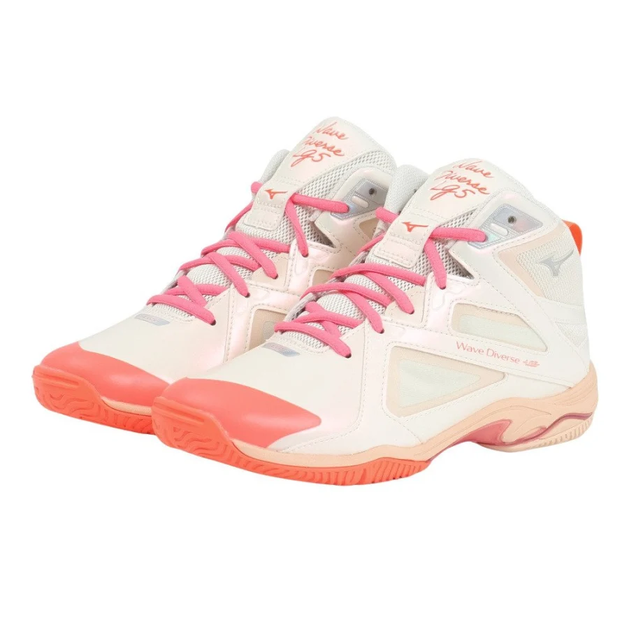 Giày sneaker MIZUNO Wave Diverge LG5 Ltd Be Hồng (31GF257501)