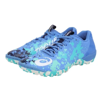 Giày bóng đá ASICS TOQUE 8 TF Xanh Coast (1113A045.400)