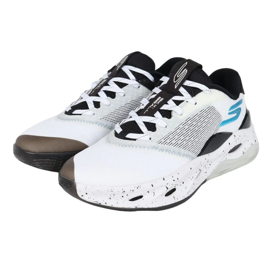 Giày bóng rổ nam SKECHERS SKX FLOAT Trắng Đen (253001-WBK)