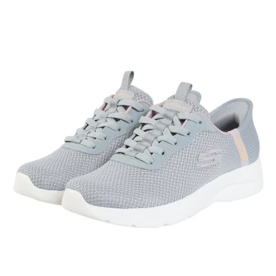 Giày sneaker nữ SKECHERS Dynamite 2.0 Xám/Lavender (150480-GYLV)