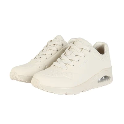 Giày sneaker nữ SKECHERS Uno Stand On Air Trắng (73690-OWHT)