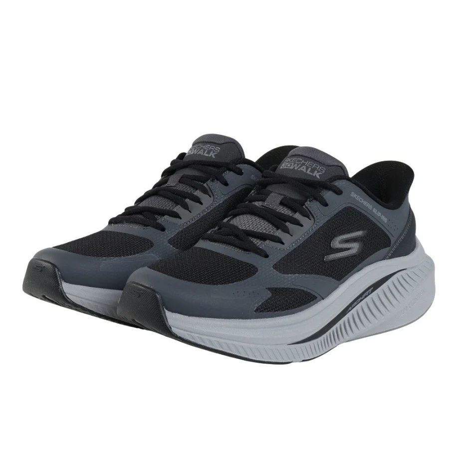 Giày sneaker nam SKECHERS GO WALK Max Cushioning Đen (216351-BKCC)
