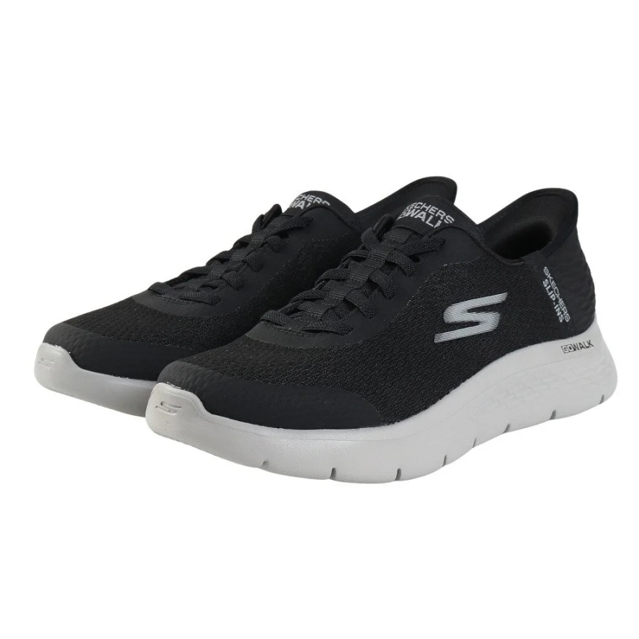 Giày sneaker nam SKECHERS Go Walk Flex Đen (216510-BKGY)